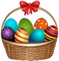 an easter egg basket